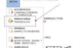 word文档加密如何设置