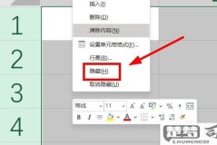 怎样取消隐藏的行列