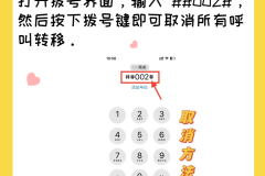 苹果手机挂断呼叫转移