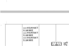 word表格两页合并一页