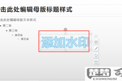 PPT水印怎么设置？详细步骤与常见问题解答