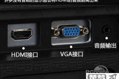 台式机hdmi接口在哪里