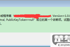 未能加载程序集或它的一个依赖项