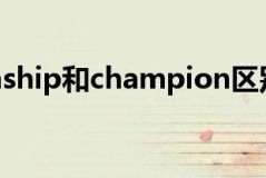 championship单复数