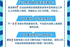 实习期上高速怎么处罚？扣分和罚款标准是什么？