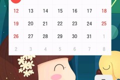 vivo桌面日期显示农历