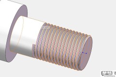 SolidWorks画螺纹