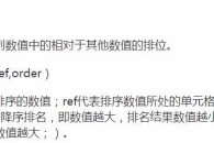 rank函数的使用方法