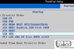 thinkpad进入bios方法从u盘启动