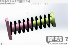 solidworks弹簧装配伸缩