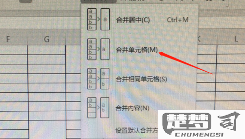 合并单元格做部分修改