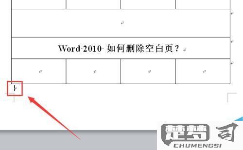 word删除空白页的方法