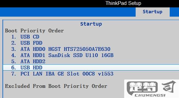 thinkpad进入bios方法从u盘启动