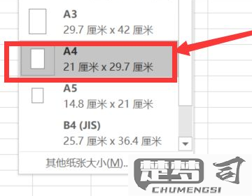 excel表格刚好适应A4纸大小