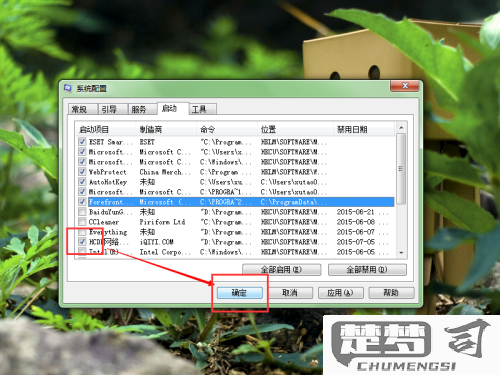 windows开机启动项管理