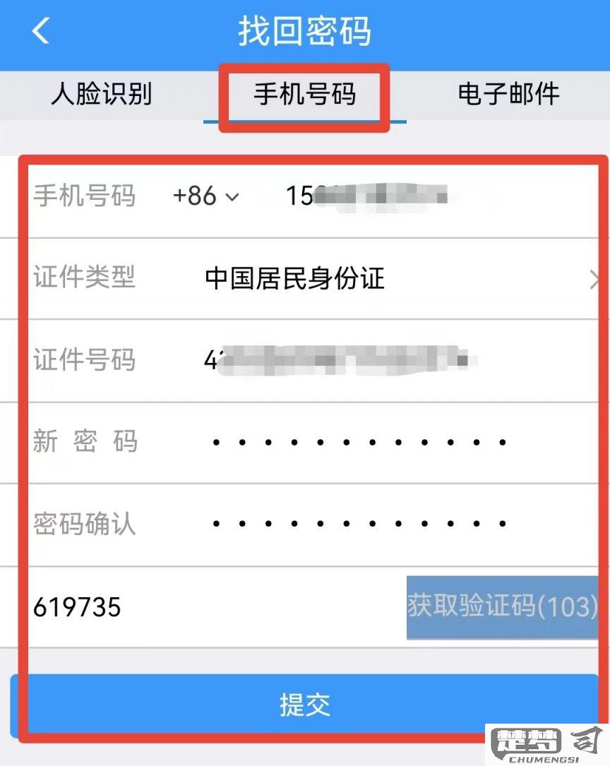 12306如何找回密码