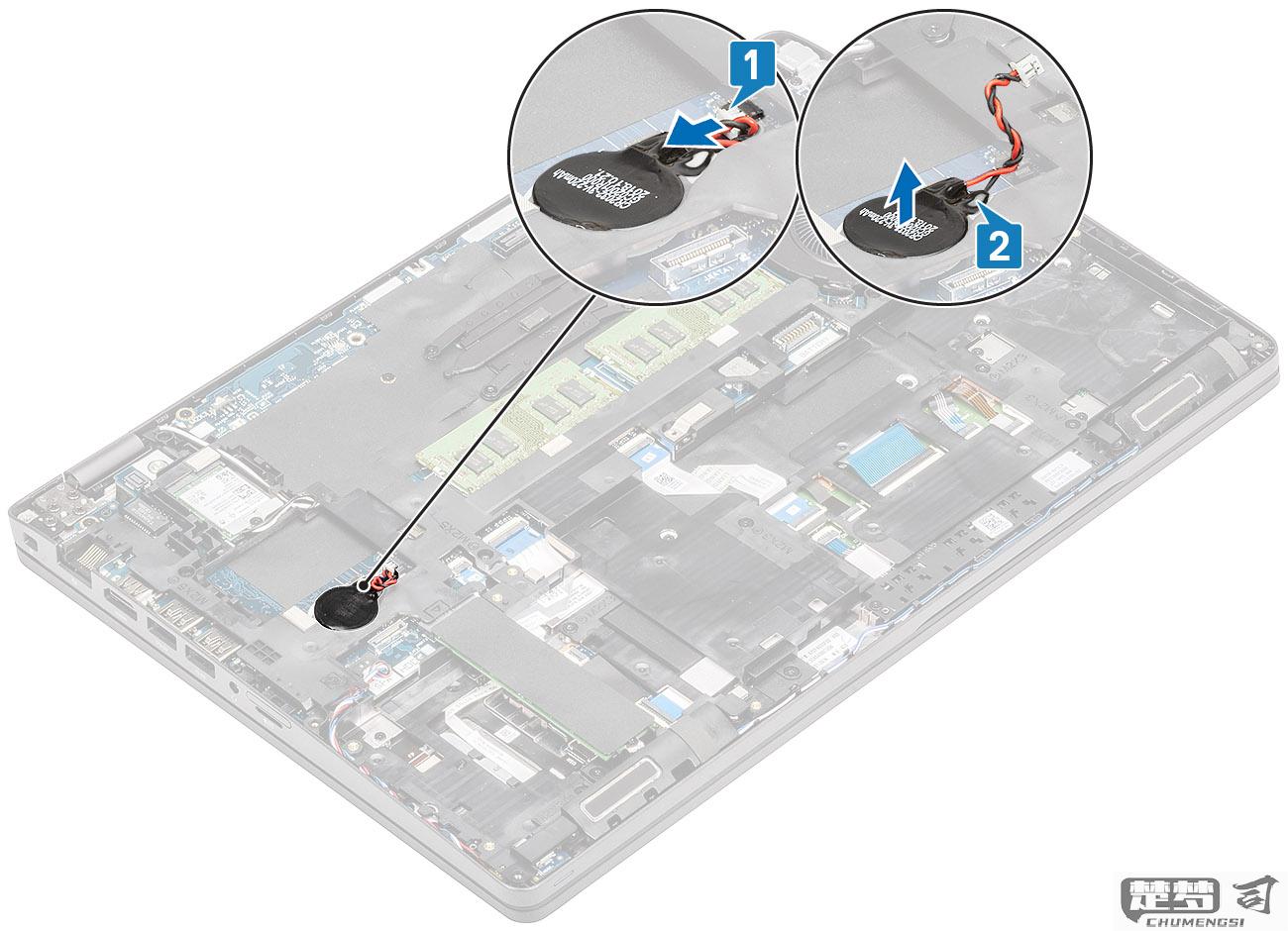 笔记本电脑纽扣电池更换图解