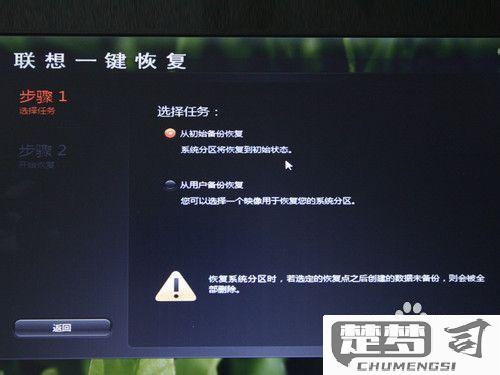 lenovo一键恢复出厂设置