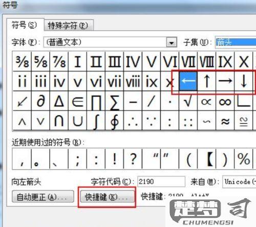 word右箭头→制表符