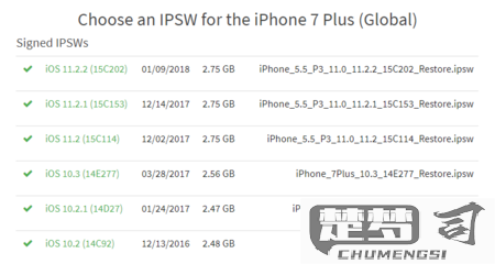 ipswme手机降级