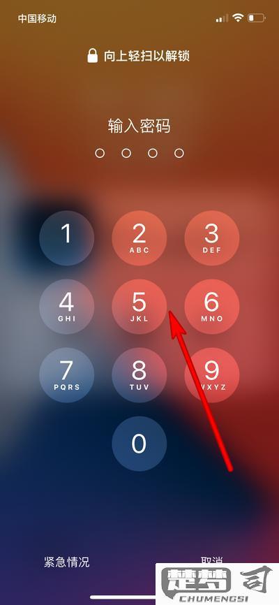 iphone关闭锁屏密码