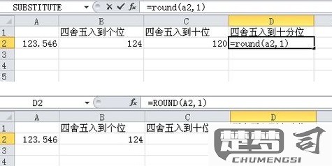 EXCEl表格四舍五入在哪里