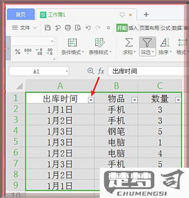 表格怎样筛选指定内容