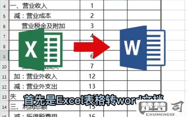 word批量转excel