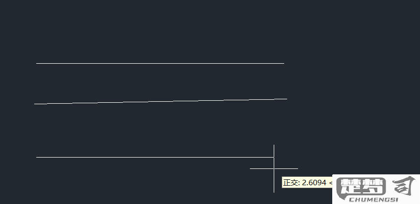 cad如何画水平直线