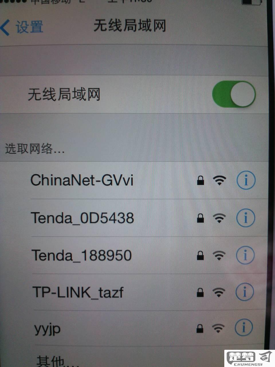 苹果12不显示WiFi密码那一栏