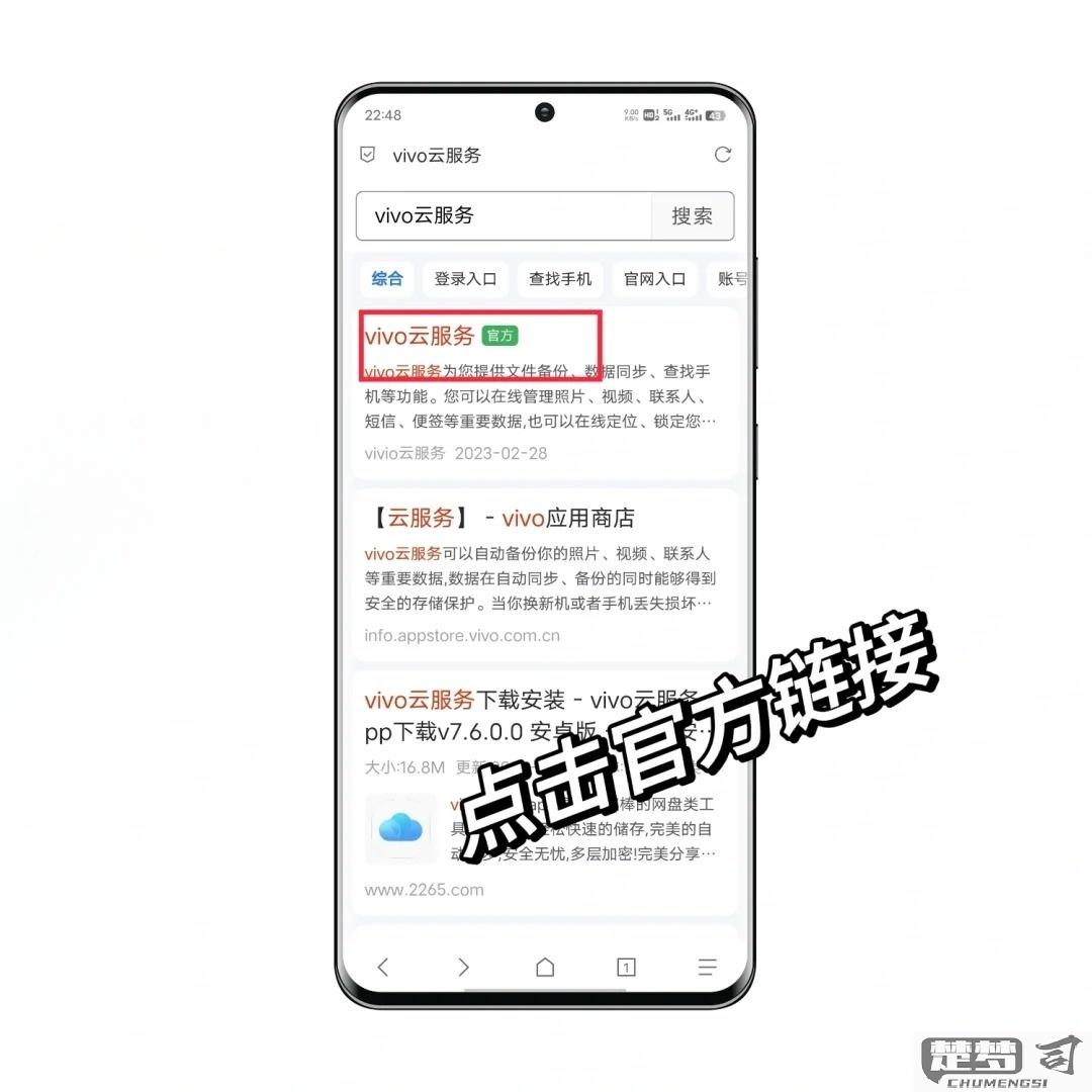 进入vivo官网查找手机