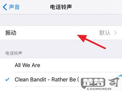 iphone如何设置来电震动