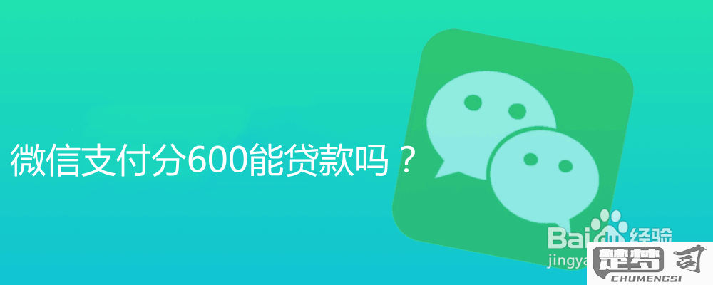 微信信用分600可以在哪借钱