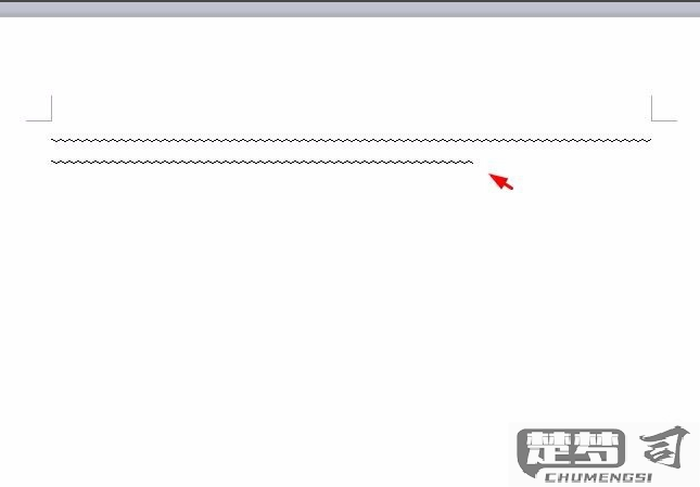 WPS文字底下的波浪线