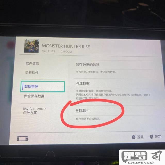 switch空白游戏删不掉