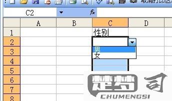 电子表格二级下拉菜单