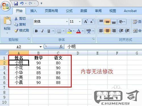 怎样解除表格只读模式