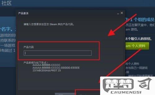 Steam游戏兑换码