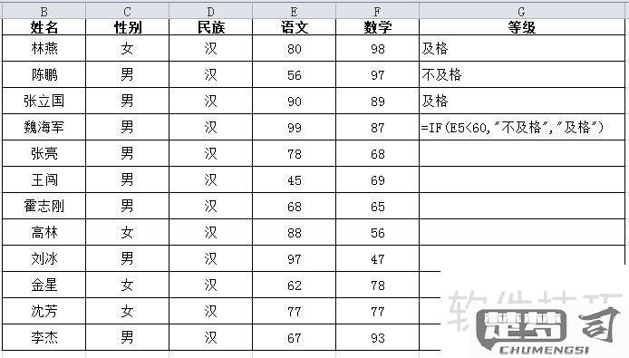 excel if函数两个条件