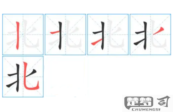北的笔画顺序怎么写？详细步骤与常见错误解析