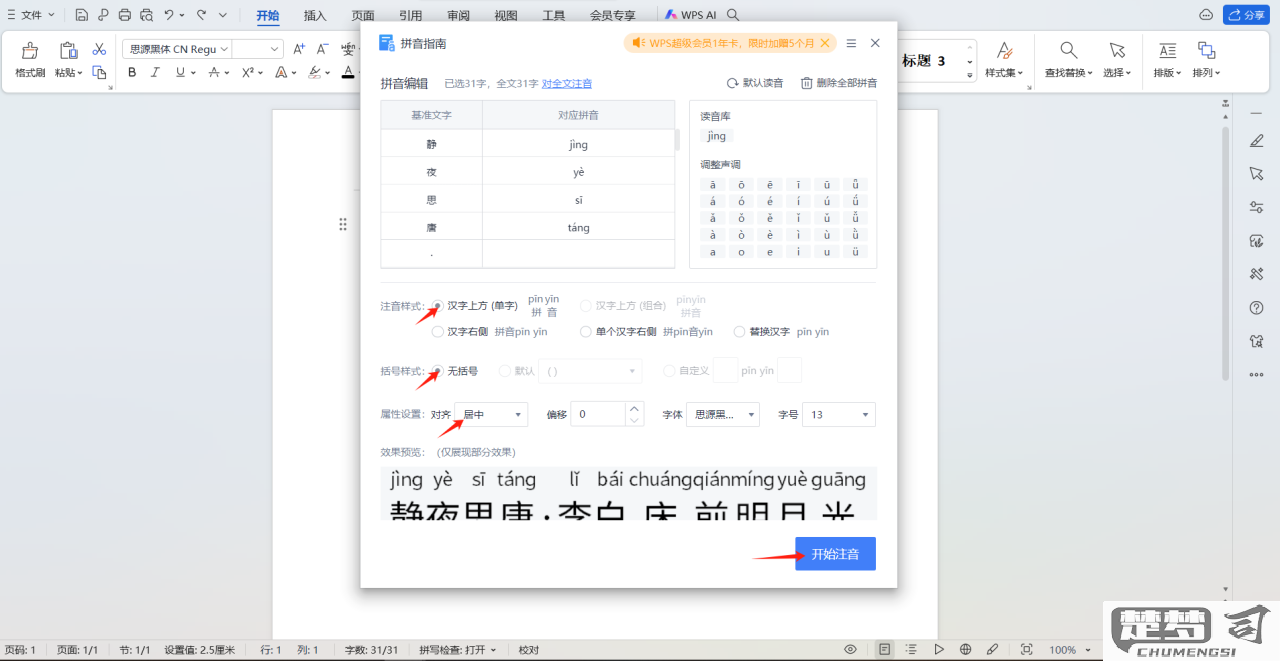 word怎么加拼音？详细步骤与技巧全解析