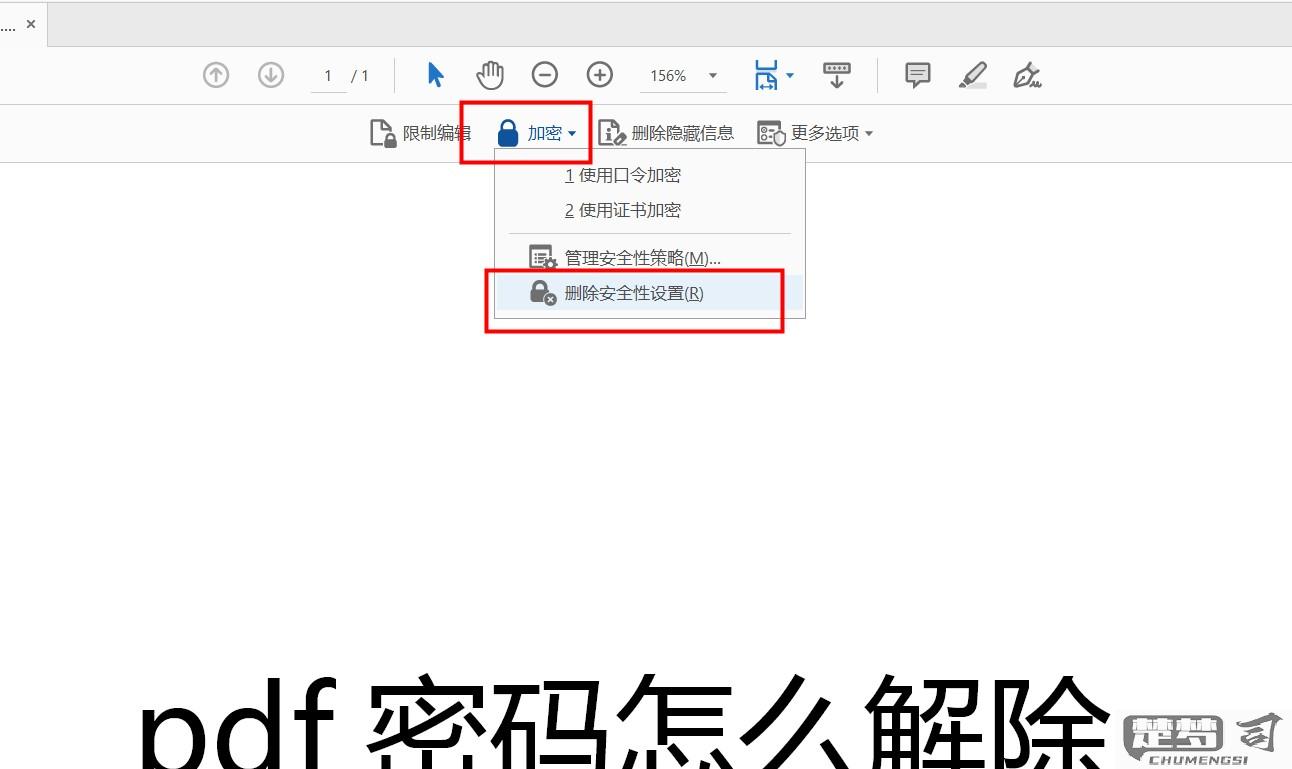 PDF怎么取消密码？详细步骤和工具推荐