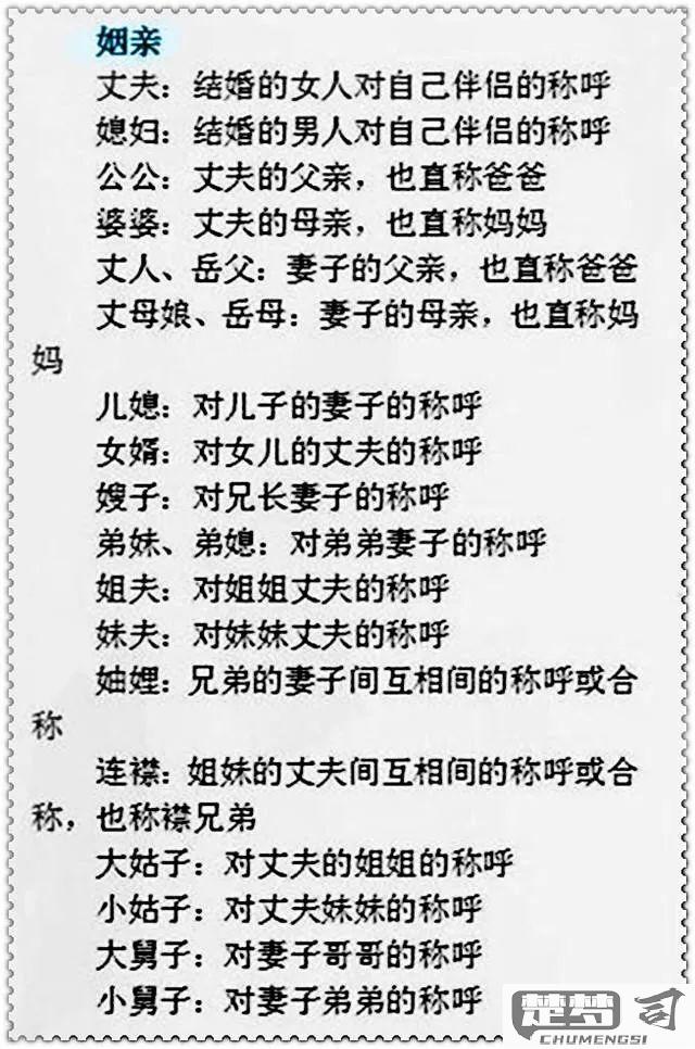 家庭成员称谓怎么写？完整指南与规范解析