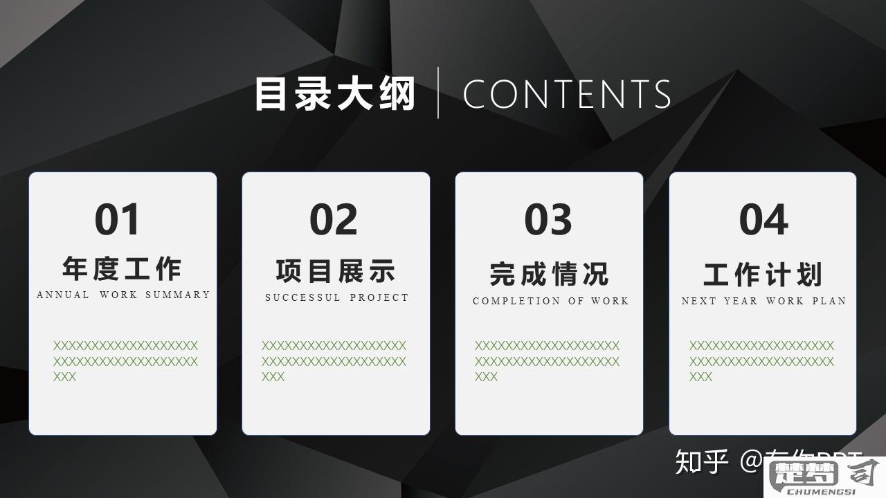 PPT目录页怎么做才能既美观又专业？