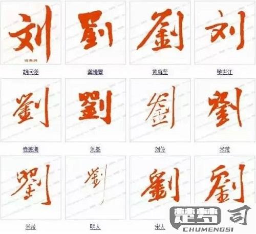 刘字行书怎么写好看？掌握这些技巧让你的书法更上一层楼