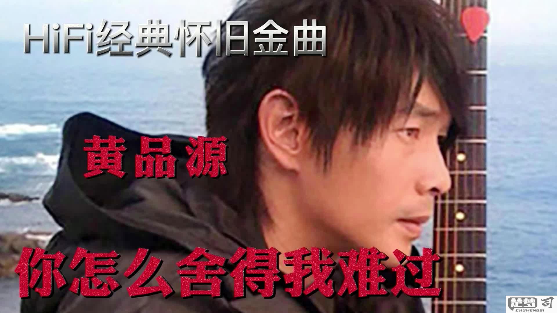 你怎么舍得我难过原唱是谁？黄品源的其他代表作品有哪些？