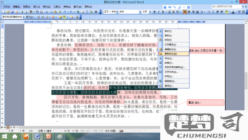 word批注怎么删除？详细步骤与恢复方法全解析